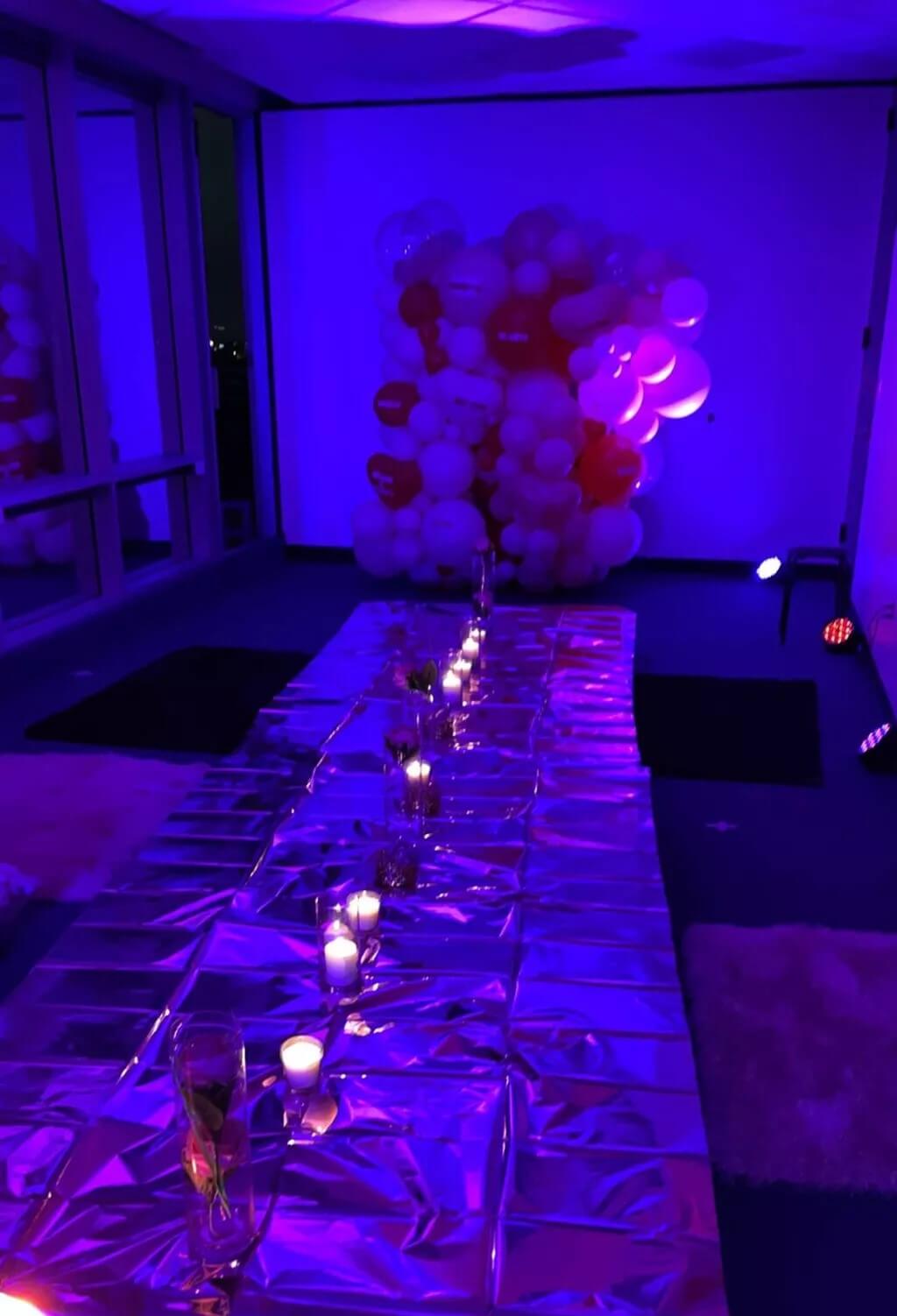 My Massage Care Party table